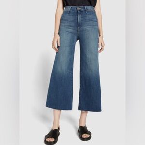Mother The Roller Crop Fray Jeans in Smoke Em Size 25